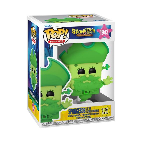 SpongeBob SquarePants POP! Vinyl Figure SpongeBob as the Flying Dutchman (Glow) 9 cm