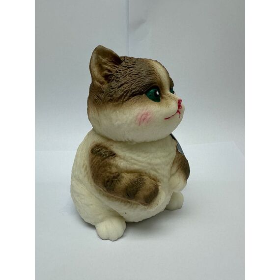 Fun Maker Squishy Fidget Toy Dark Brown Cat 11 cm