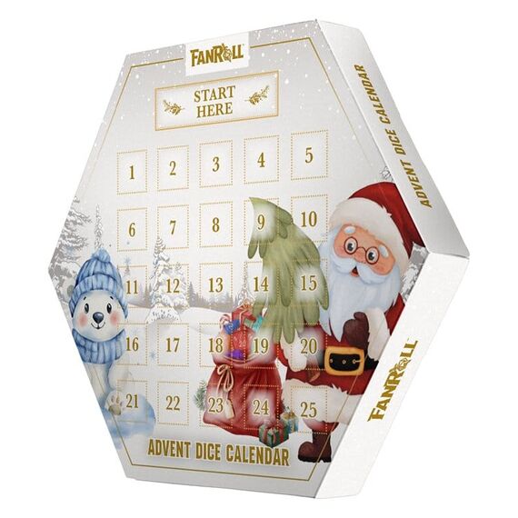 FanRoll Advent Calendar Holiday Dice 2026