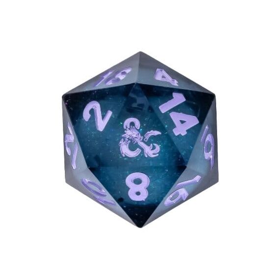 Dungeons & Dragons Mists of Ravenloft Dice Oversized Liquid Core d20