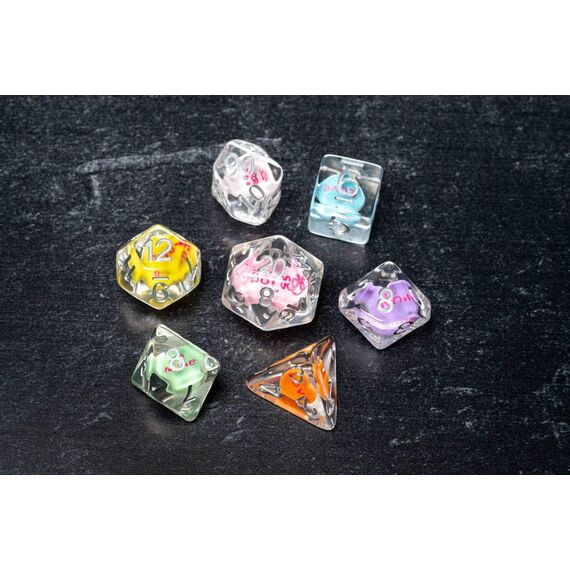 FanRoll  Dice Set Love (7)