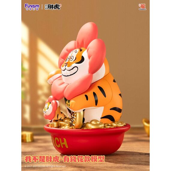 I Am Not Fat Tiger Statue 1/7 Alexander the Tiger Rich Flower 20 cm