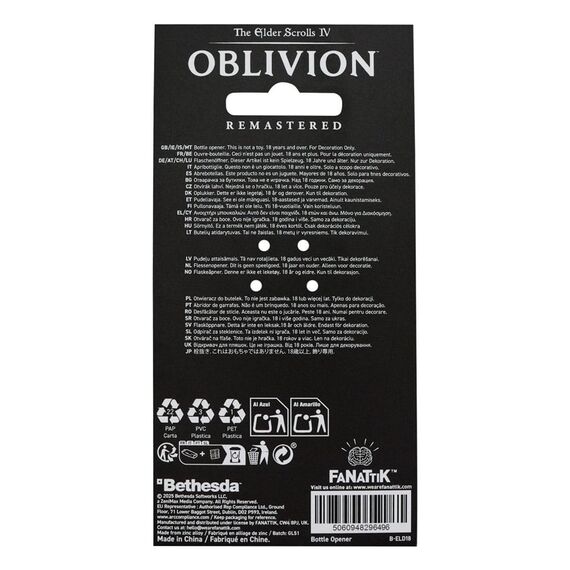 The Elder Scrolls IV: Oblivion Bottle Opener Mehrune´s Razor