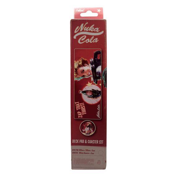 Fallout Desk Pad & Coaster Set Nuka-Cola