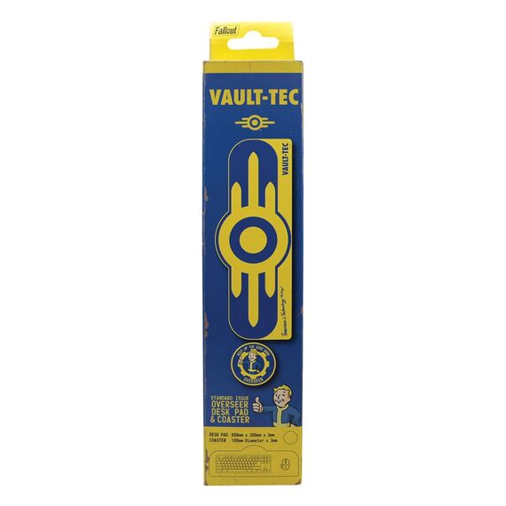 Fallout Desk Pad & Coaster Set Vault-Tec