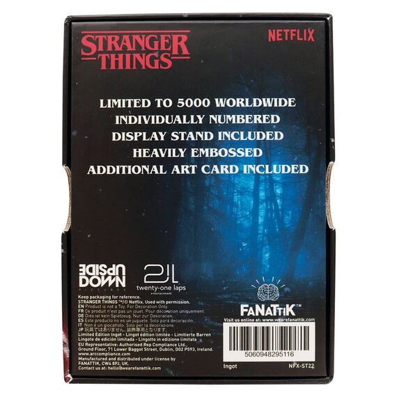 Stranger Things 5 Ingot Vecna Lives Limited Edition
