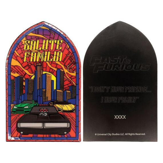 Fast & Furious Ingot Stained Glass Style Metal