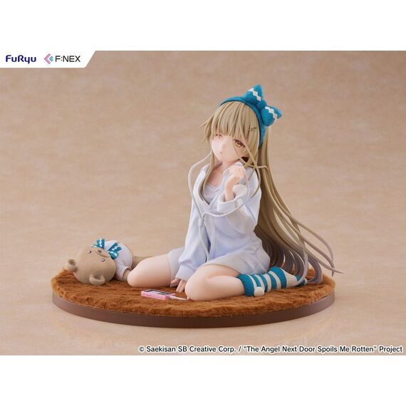 The Angel Next Door Spoils Me Rotten F:Nex PVC Statue 1/7 Mahiru Shiina Relax Ver. 14 cm