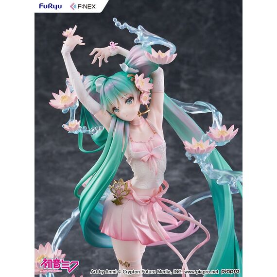 Hatsune Miku F:NEX PVC Statue 1/7 Water lily Ver. 27 cm