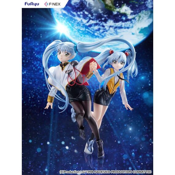 Nadesico the movie The prince of darkness PVC Figure 1/7 Ruri Hoshino double ruriruri Ver. 22 cm