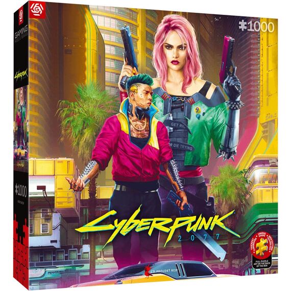 Cyberpunk 2077 Puzzle Kitsch Style (1000 pieces)