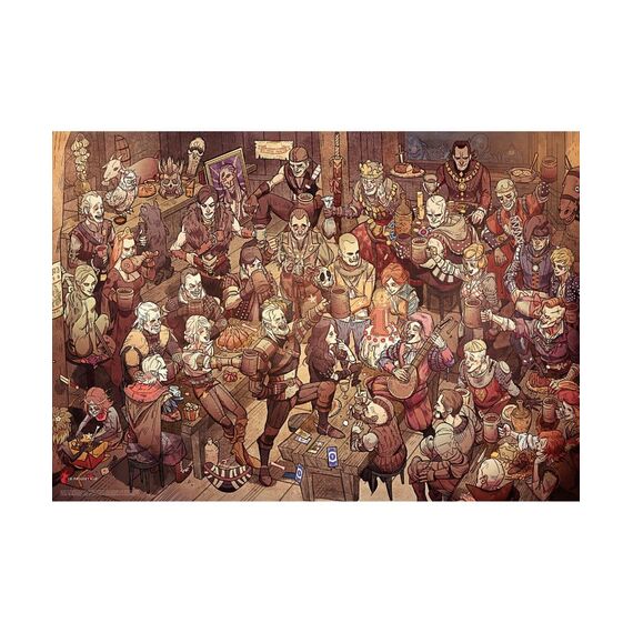 The Witcher Puzzle Birthday (1000 pieces)