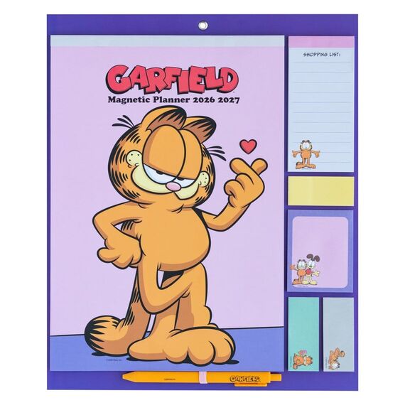 Garfield Magnetic Planner 2026/27 30 x 35 cm