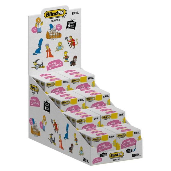 The Simpsons Pin Badges Series 1 Display (24)