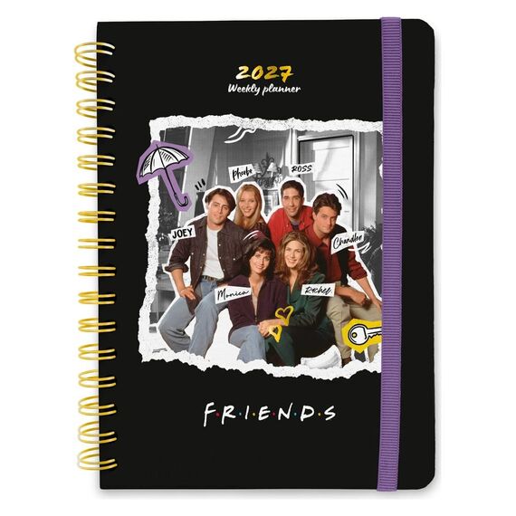 Friends Full Year Planner 2027 A5