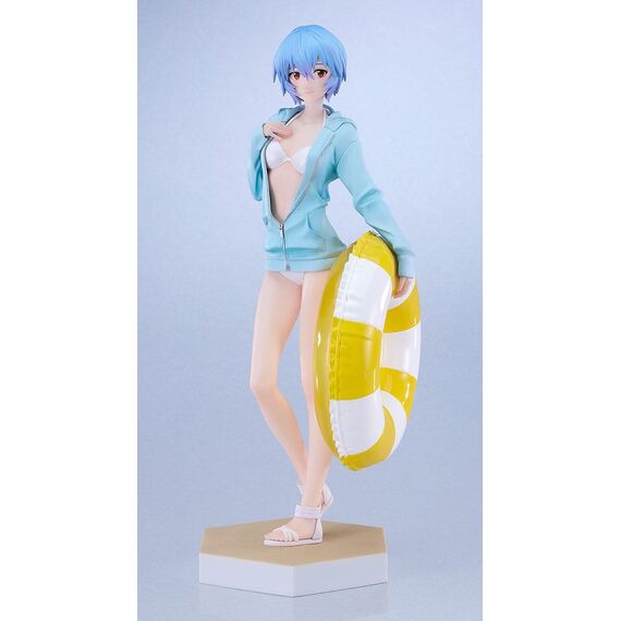 Rebuild of Evangelion Pop Up Parade L PVC Statue Beach Queens: Rei Ayanami 22 cm