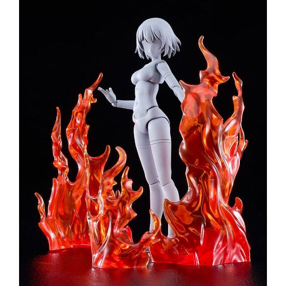 The Simple Effect Parts for Figures Flames: Red