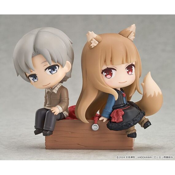 Spice and Wolf: Merchant Meets the Wise Wolf Mini Memory Mini Figure Lawrence & Holo 8 cm