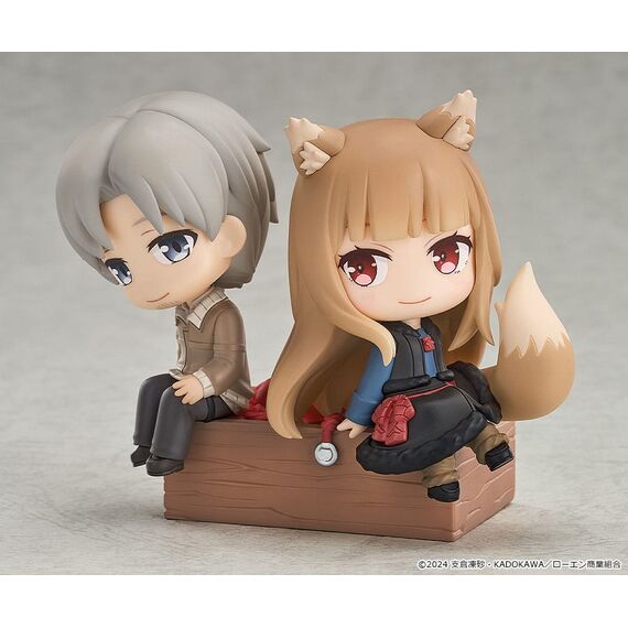 Spice and Wolf: Merchant Meets the Wise Wolf Mini Memory Mini Figure Lawrence & Holo 8 cm