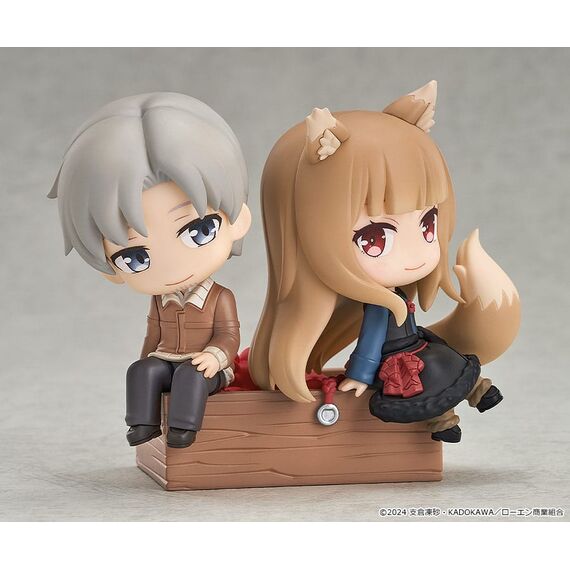 Spice and Wolf: Merchant Meets the Wise Wolf Mini Memory Mini Figure Lawrence & Holo 8 cm