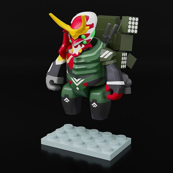 Rebuild of Evangelion Brickroid Action Figure Evangelion Production Model-New 02 a 5 cm