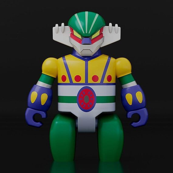 Steel Jeeg Brickroid Action Figures 2-Pack Steel Jeeg: Pantheroid Set 5 cm