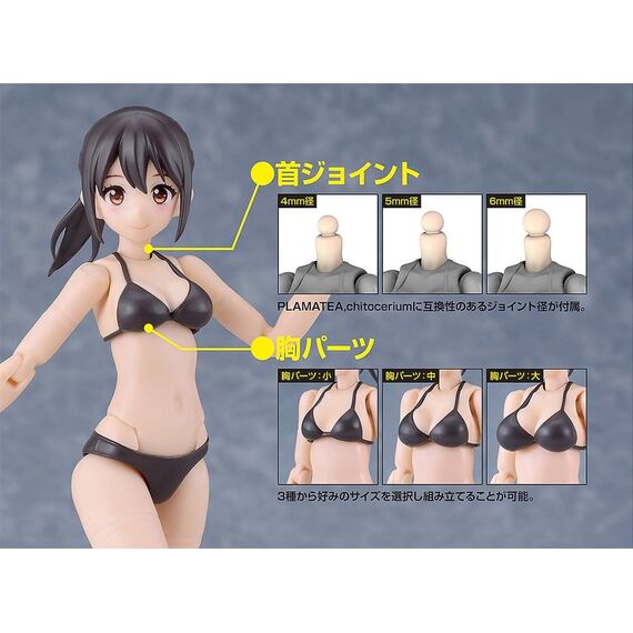 Cutie Honey Nova Plastic Model Kit PLAMATEA Muse Body: Ichika Bikini Ver. A Type 15 cm