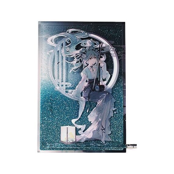 Character Vocal Series 01: Hatsune Miku Glitter Acrylic Block Hatsune Miku Han Gong Qiu Yue Ver. 15 cm