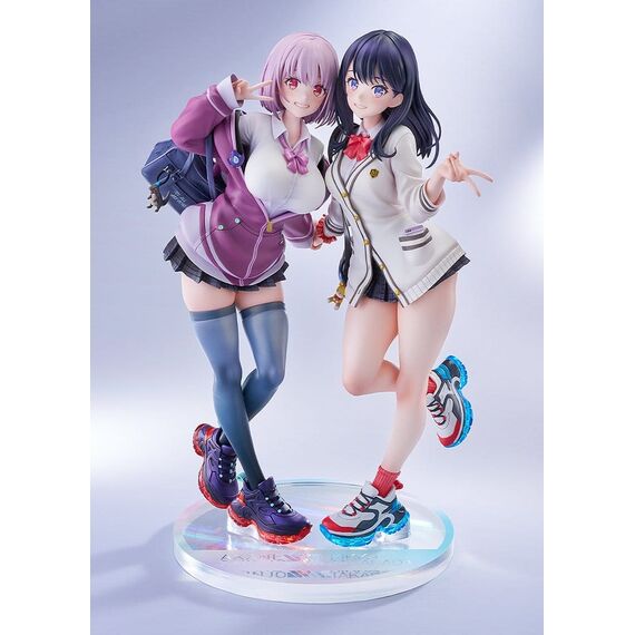 SSSS.GridmanPVC Statues 1/7 2-Pack Rikka Takarada & Akane Shinjo feat. toridamono 22 cm