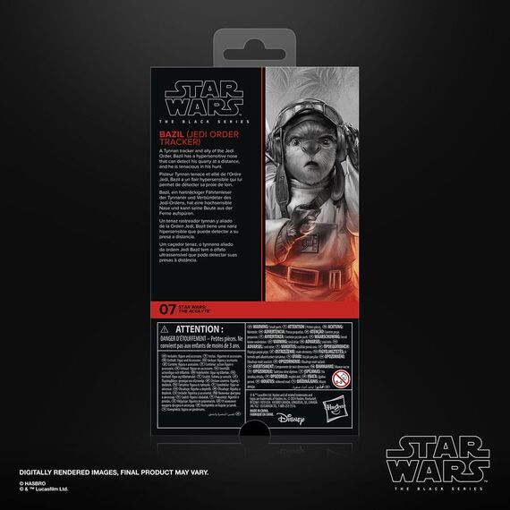 Star Wars: The Acolyte Black Series Action Figure Bazil (Jedi Order Tracker) 10 cm