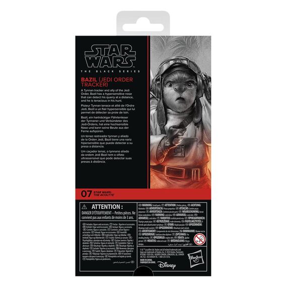 Star Wars: The Acolyte Black Series Action Figure Bazil (Jedi Order Tracker) 10 cm