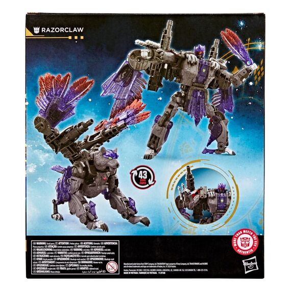 Transformers Age of the Primes Leader Class Action Figure Razorclaw 19 cm