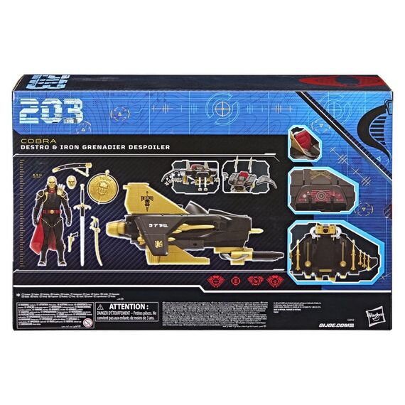G.I. Joe Classified Series Action Figure and Vehicle Set #203 Destro & Iron Grenadier Despoiler 15 cm