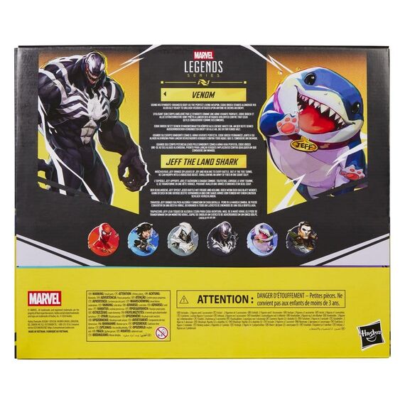 Marvel Rivals Marvel Legends Action Figure 2-Pack Venom & Jeff the Land Shark 15 cm