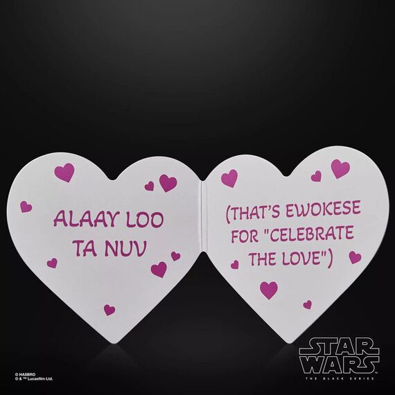 Star Wars Black Series Action Figure Ewok (Valentine’s Day Edition) 15 cm