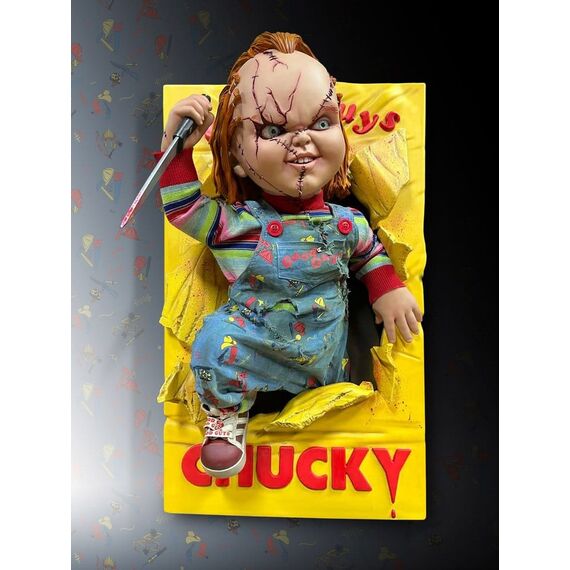 Chucky (Child´s Play) Wall Sculpture 1/1 Bride of Chucky 43 x 46 x 76 cm