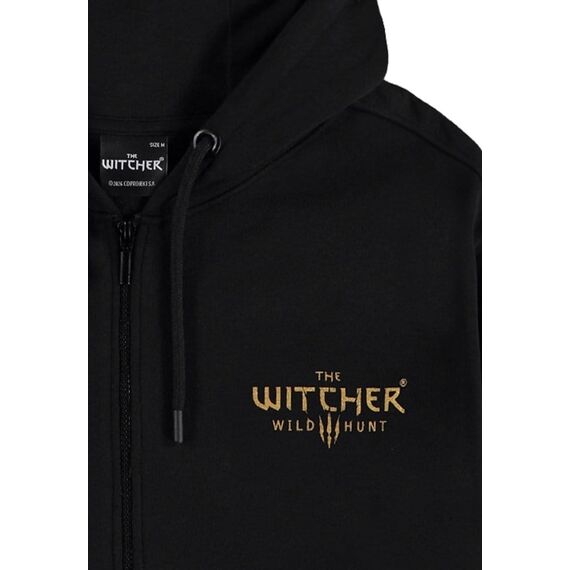 The Witcher Hooded Zip-Up Sweater The Wild Hunt M