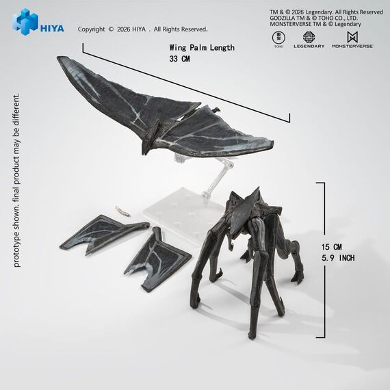 Godzilla (2014) Exquisite Basic Action Figures Male & Female Muto Set 16 cm