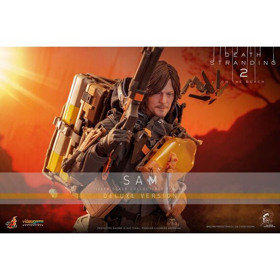 Death Stranding 2: On the Beach Videogame Masterpiece Action Figure 1/6 Sam (Deluxe Version) 31 cm
