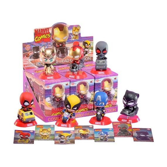 Marvel Cosbi Rider Mini Figures 9 cm Blind Box Display (8)