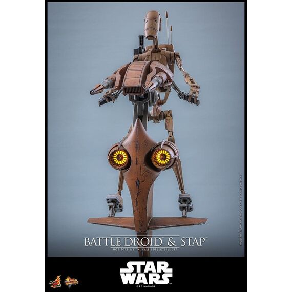 Star Wars: The Phantom Menace Movie Masterpiece Action Figure Set 1/6 Battle Droid & STAP 32 cm