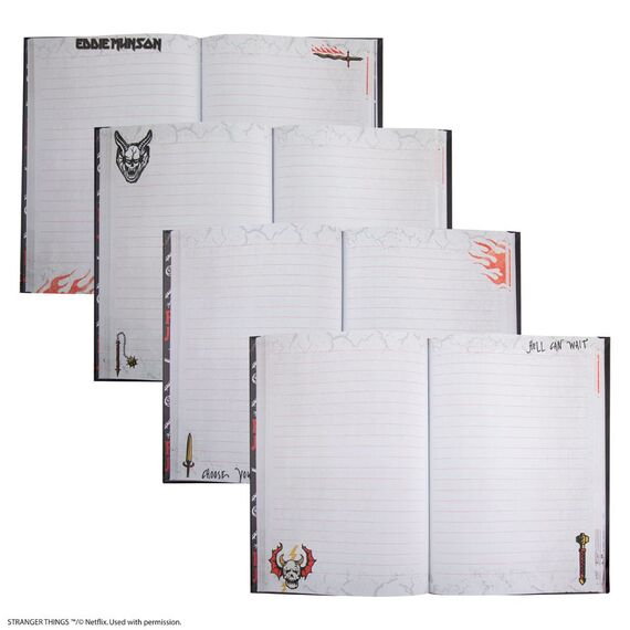 Stranger Things Notebook Hell Fire Club