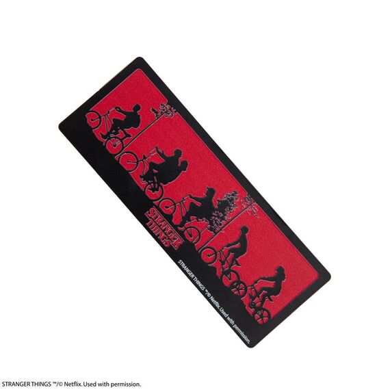 Stranger Things Bookmark Silhouette Metal
