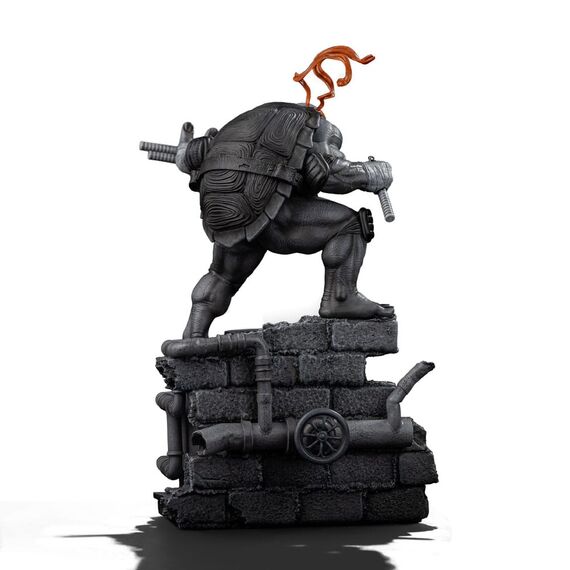Teenage Mutant Ninja Turtles Art Scale Statue 1/10 Michelangelo Black and White Variant 26 cm Techbox exclusive