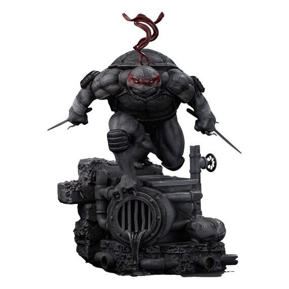 Teenage Mutant Ninja Turtles Art Scale Statue 1/10 Raphael Black and White Variant 26 cm Techbox exclusive