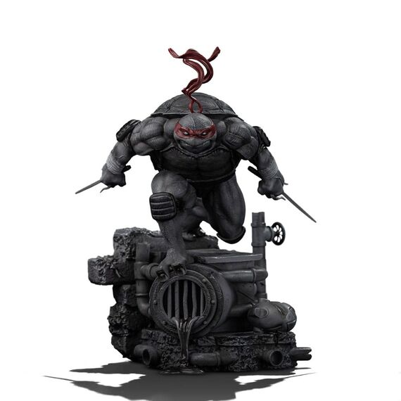 Teenage Mutant Ninja Turtles Art Scale Statue 1/10 Raphael Black and White Variant 26 cm Techbox exclusive