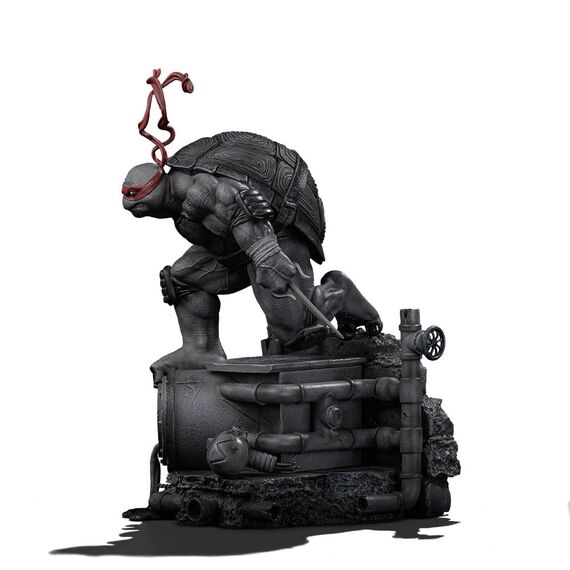 Teenage Mutant Ninja Turtles Art Scale Statue 1/10 Raphael Black and White Variant 26 cm Techbox exclusive