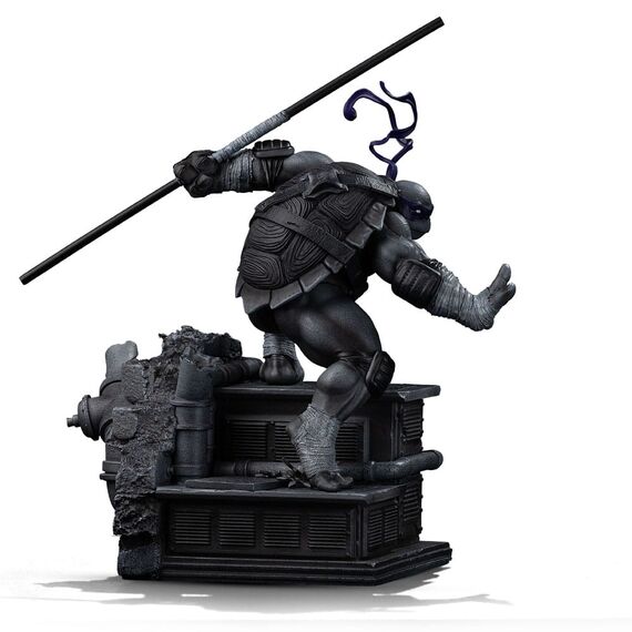Teenage Mutant Ninja Turtles Art Scale Statue 1/10 Donatello Black and White Variant 26 cm Techbox exclusive