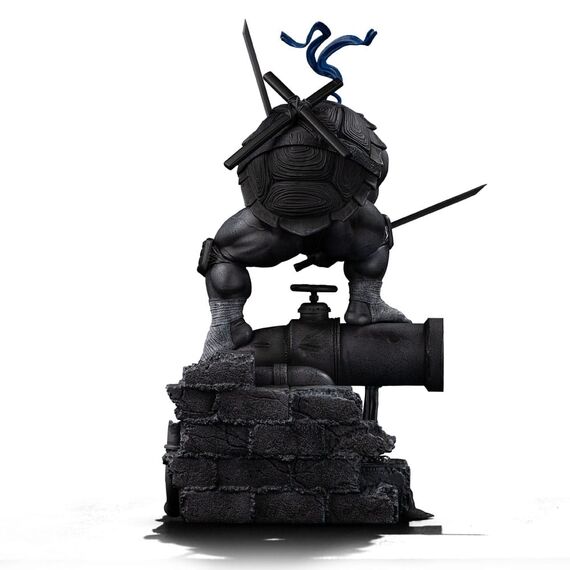 Teenage Mutant Ninja Turtles Art Scale Statue 1/10 Leonardo Black and White Variant 26 cm Techbox exclusive
