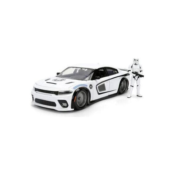 Star Wars Diecast Model 1:24 Stormtrooper Dodge Charger SRT Hellcat